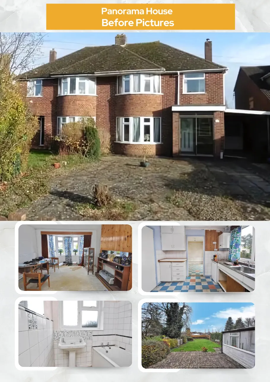 Property portfolio page 6: Panorama House before pictures