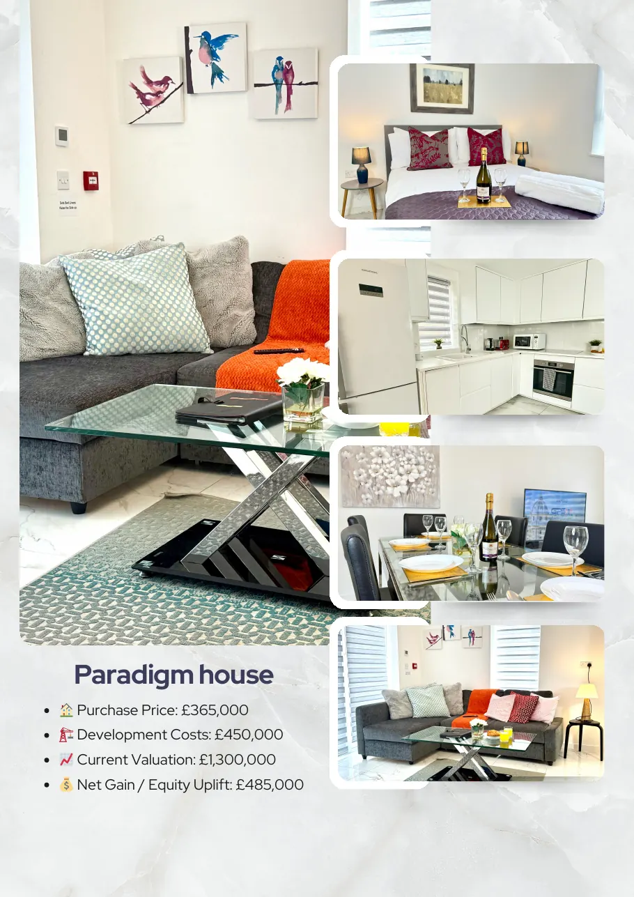 Property portfolio page 13: Paradigm House completed interiors and figures